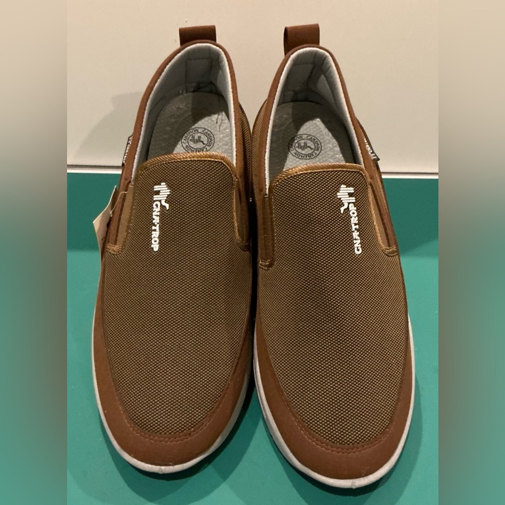 CNA TROP by Canemon Men’s  Brown Slip-On Shoes NWT Size 48